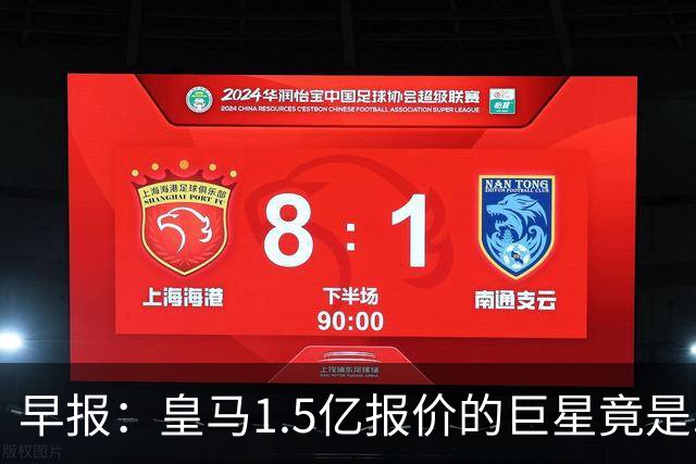 早报：皇马1.5亿报价的巨星竟是......